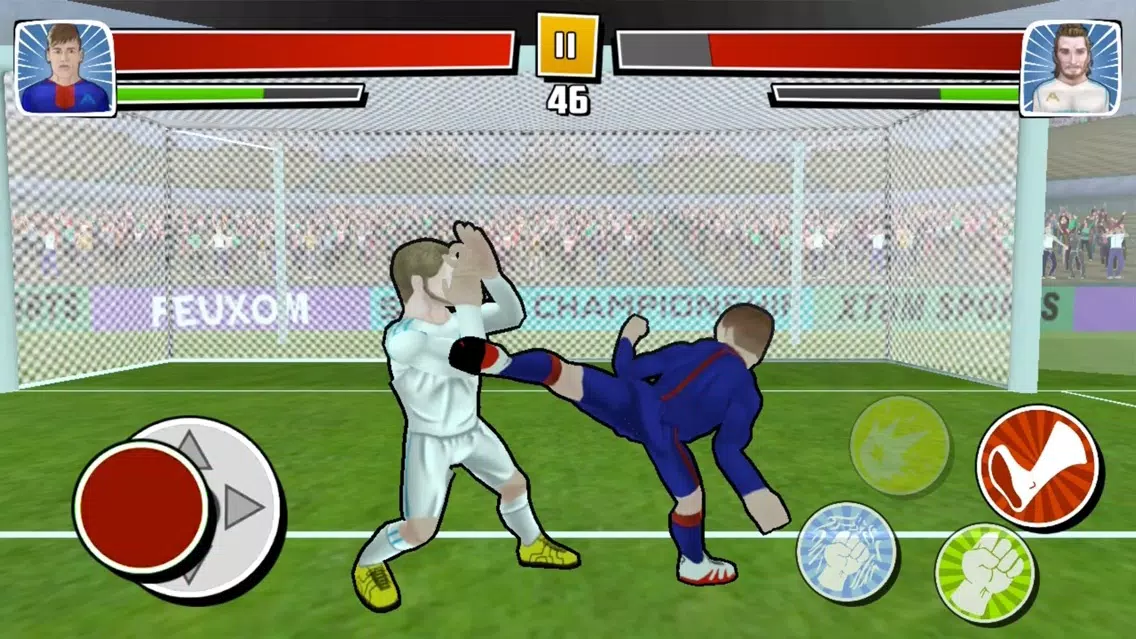 Captures d'écran de Street Fighting Soccer Club