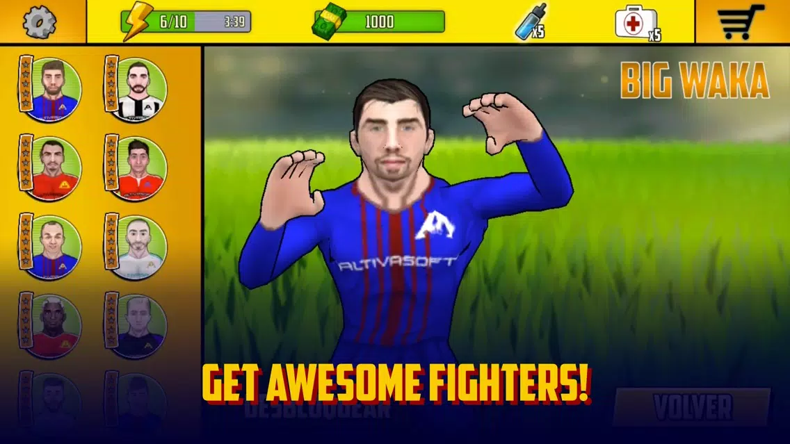 Captures d'écran de Street Fighting Soccer Club