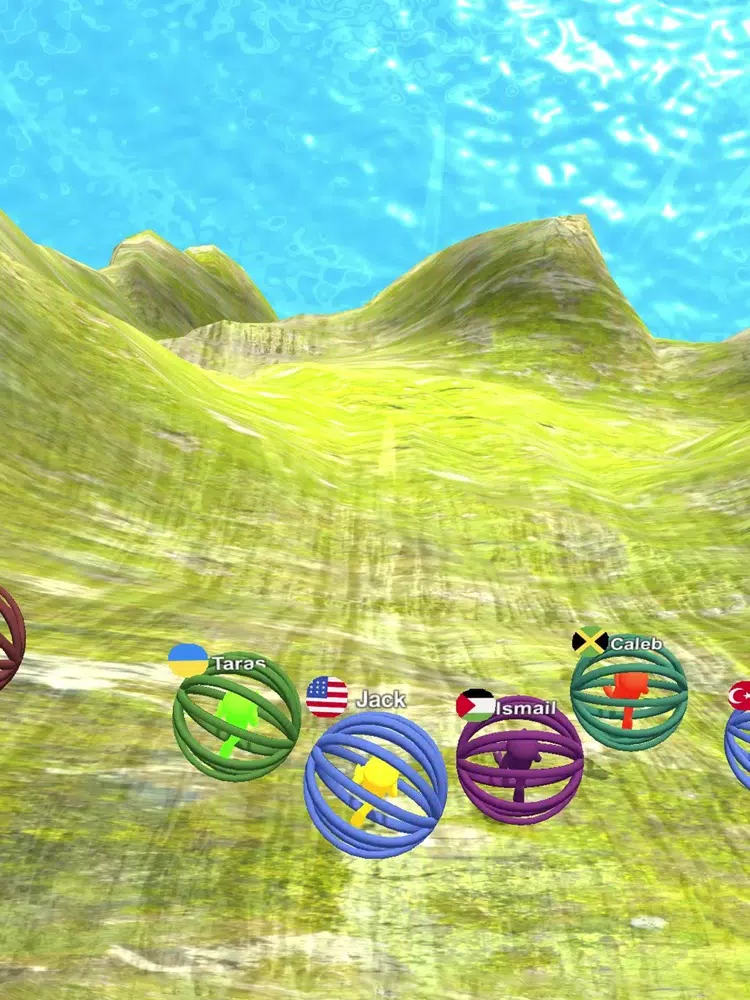 ภาพหน้าจอของ Hill roll racing iPad 