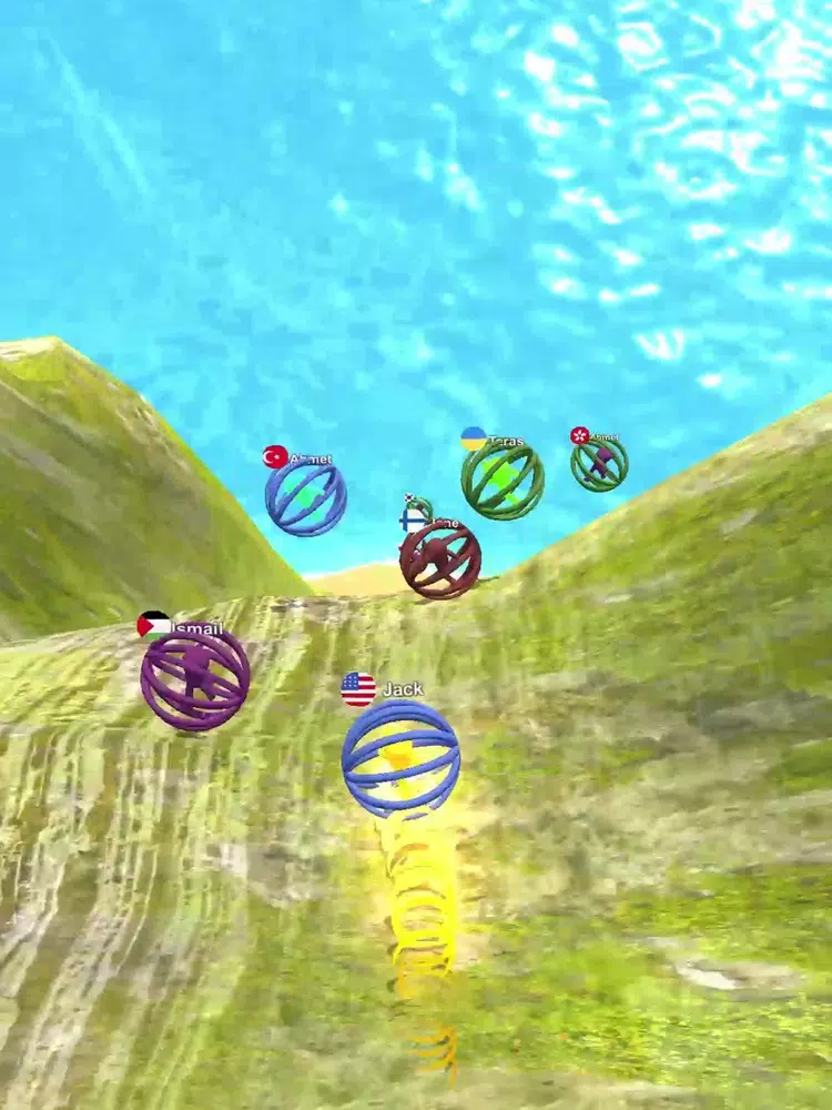 ภาพหน้าจอของ Hill roll racing iPad 