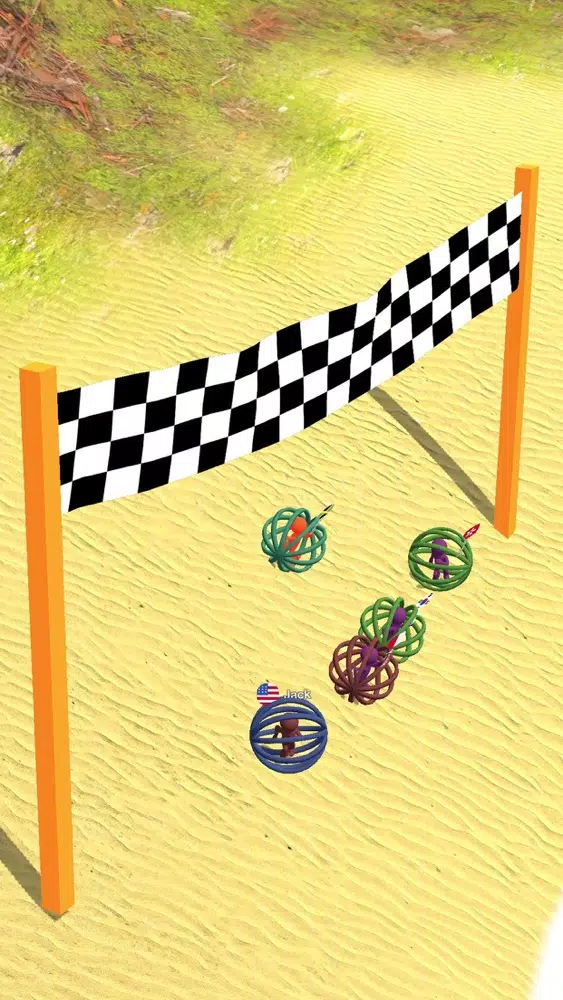 ภาพหน้าจอของ Hill roll racing
