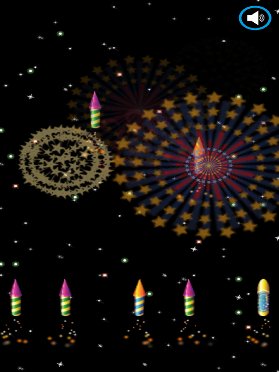 Capturas de pantalla de Hey Funny Fireworks iPad 