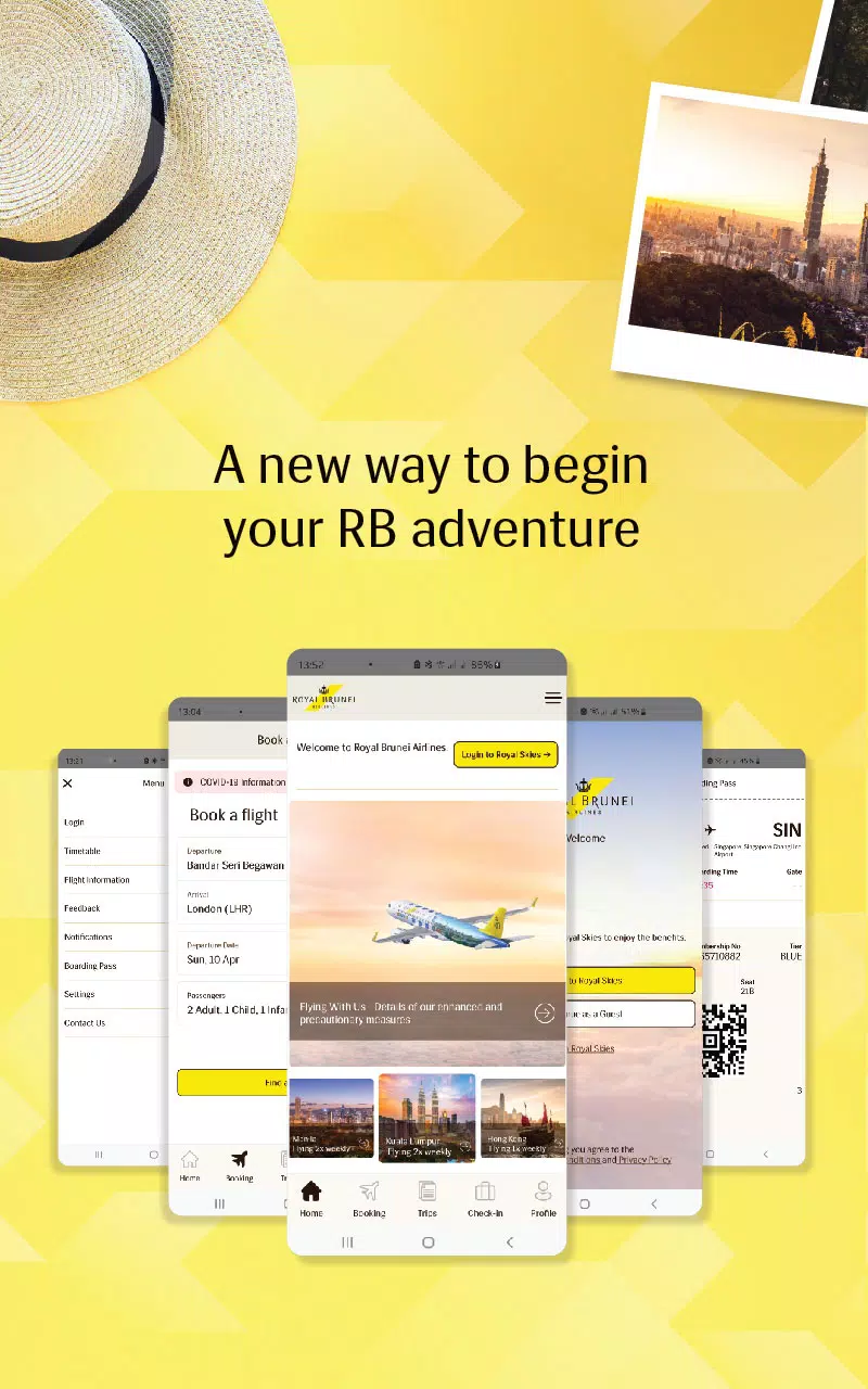 Royal Brunei Airlines Screenshots