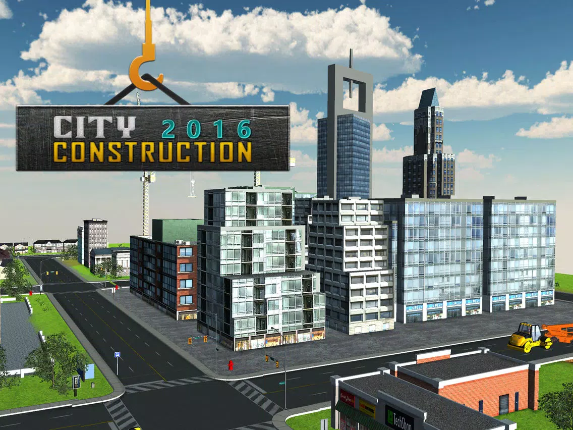 ภาพหน้าจอของ City Construction 2016 – 3D Heavy Cranes and Truck Simulation iPad