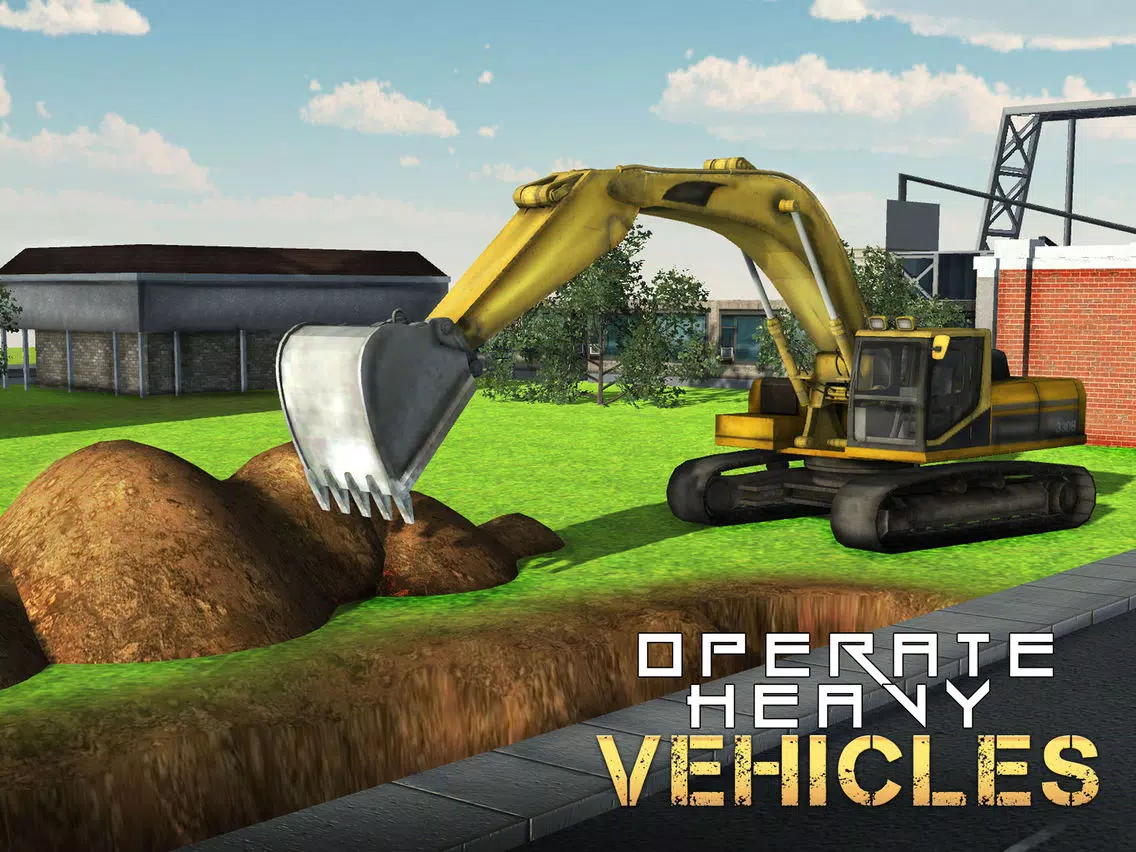 ภาพหน้าจอของ City Construction 2016 – 3D Heavy Cranes and Truck Simulation iPad
