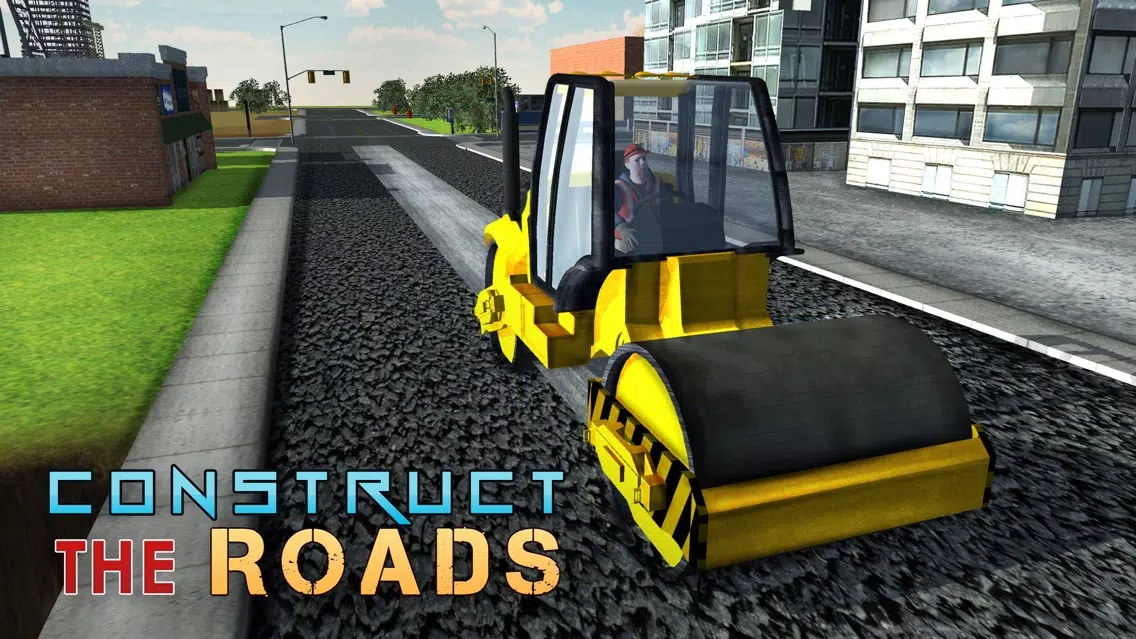 ภาพหน้าจอของ City Construction 2016 – 3D Heavy Cranes and Truck Simulation