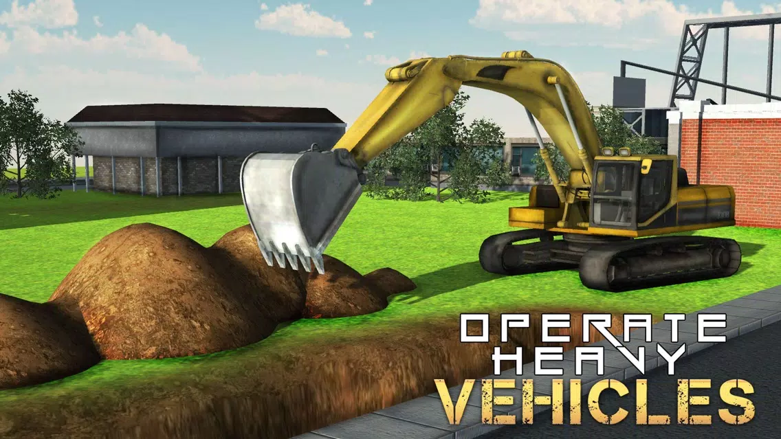 ภาพหน้าจอของ City Construction 2016 – 3D Heavy Cranes and Truck Simulation