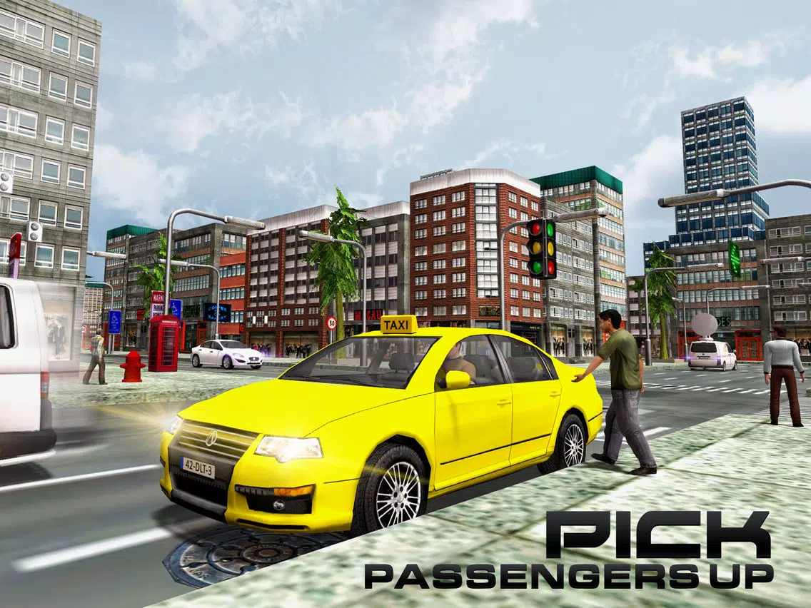 City Taxi Driver Simulator – 3D Yellow Cab Service Simulation Game iPad Screenshots