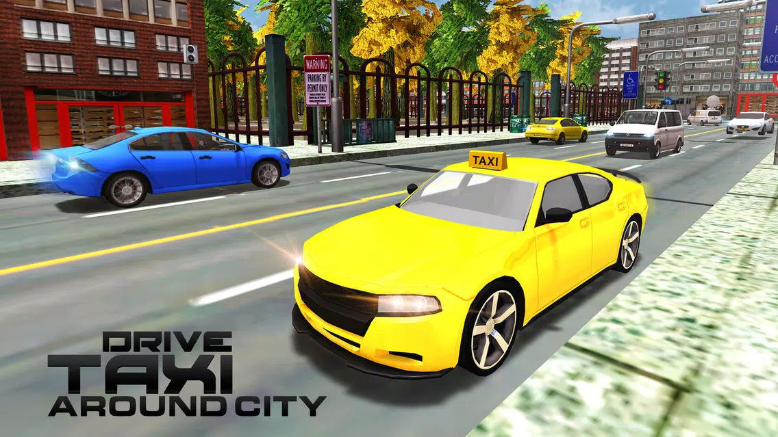 City Taxi Driver Simulator – 3D Yellow Cab Service Simulation Game Screenshots