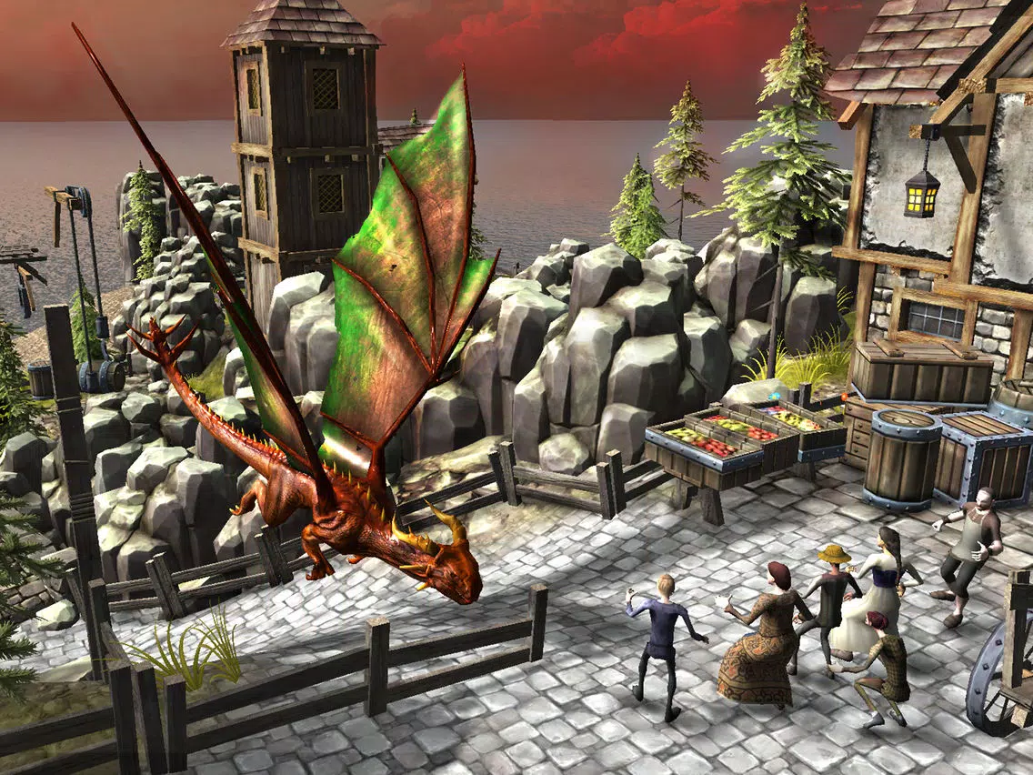 Скриншоты Dragon Fury Simulator 3D – A predators revenge flight simulation game iPad 