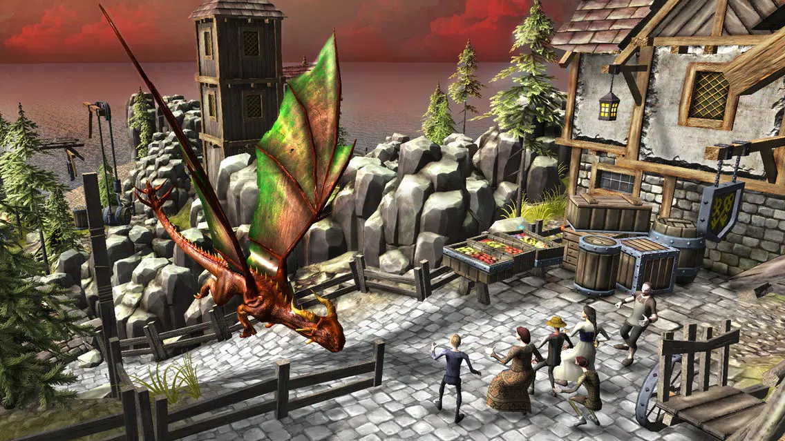 Скриншоты Dragon Fury Simulator 3D – A predators revenge flight simulation game