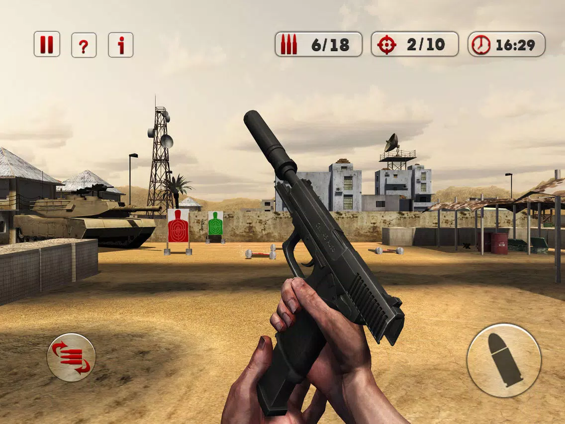 Ảnh chụp màn hình của Gun Simulator 3D – Train with High Volume of Elite Shooting Range Weapons iPad 