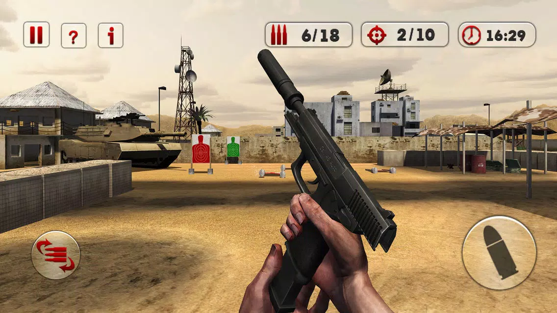 Ảnh chụp màn hình của Gun Simulator 3D – Train with High Volume of Elite Shooting Range Weapons
