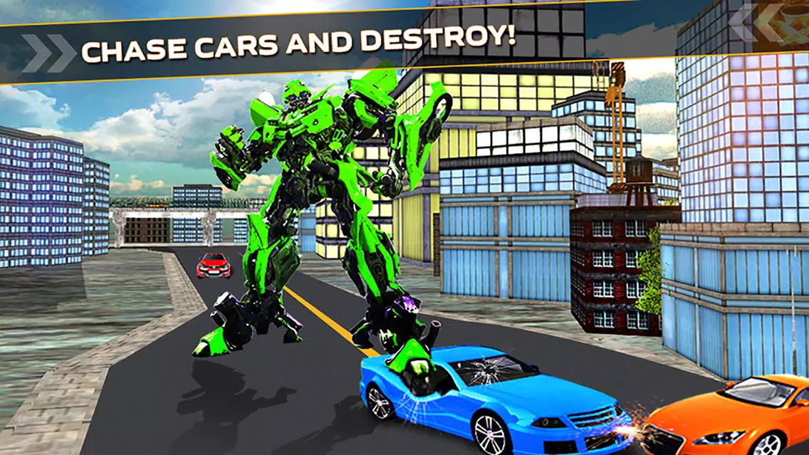 Futuristic Robot Car Simulator应用截图