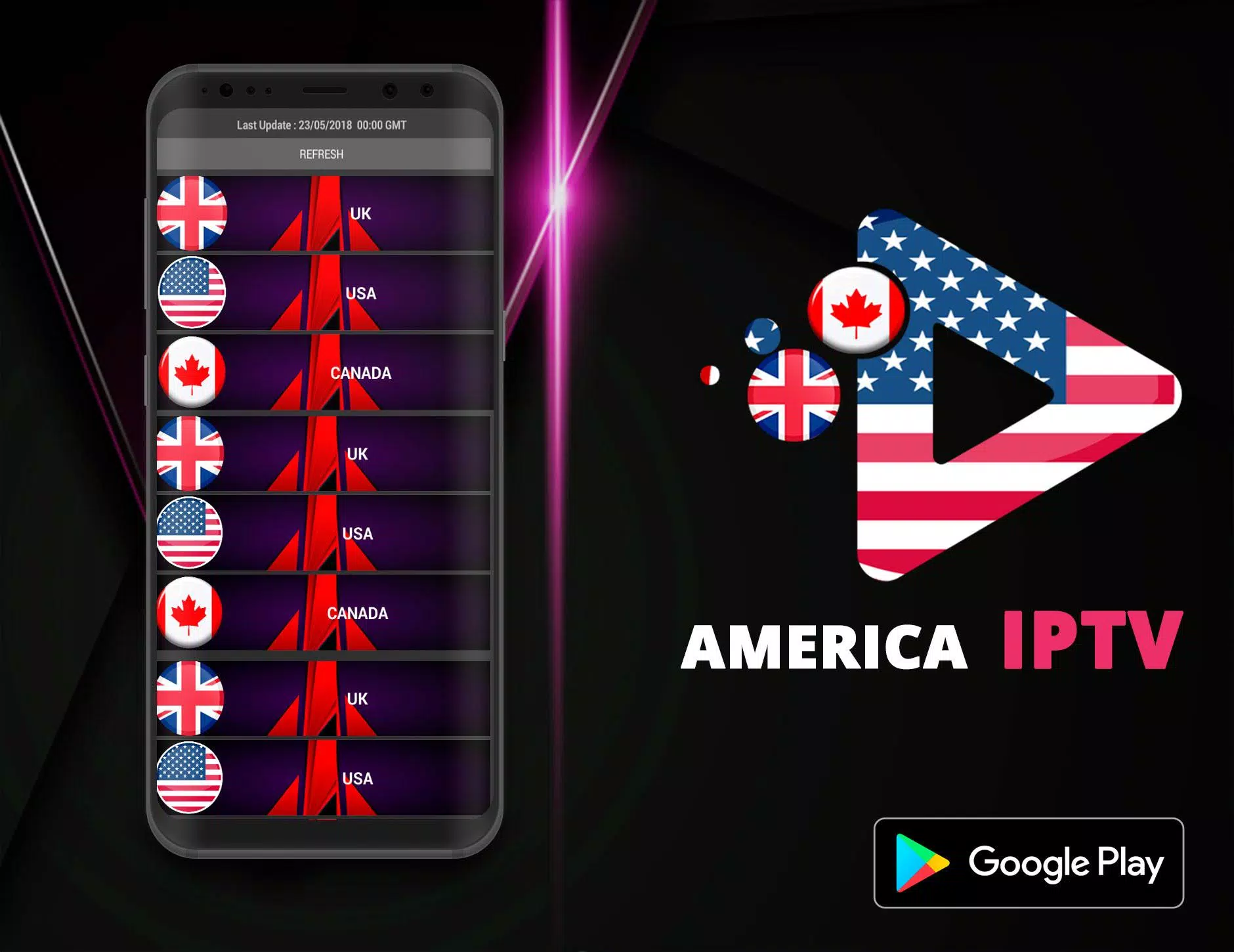 America IPTV Screenshots