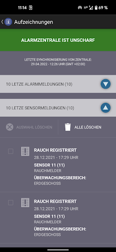 Bluetosec Controller Screenshots