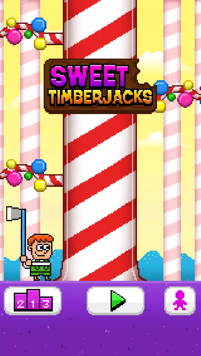 Sweet TimberJacks - Chop and Slice the Candy Cane スクリーンショット