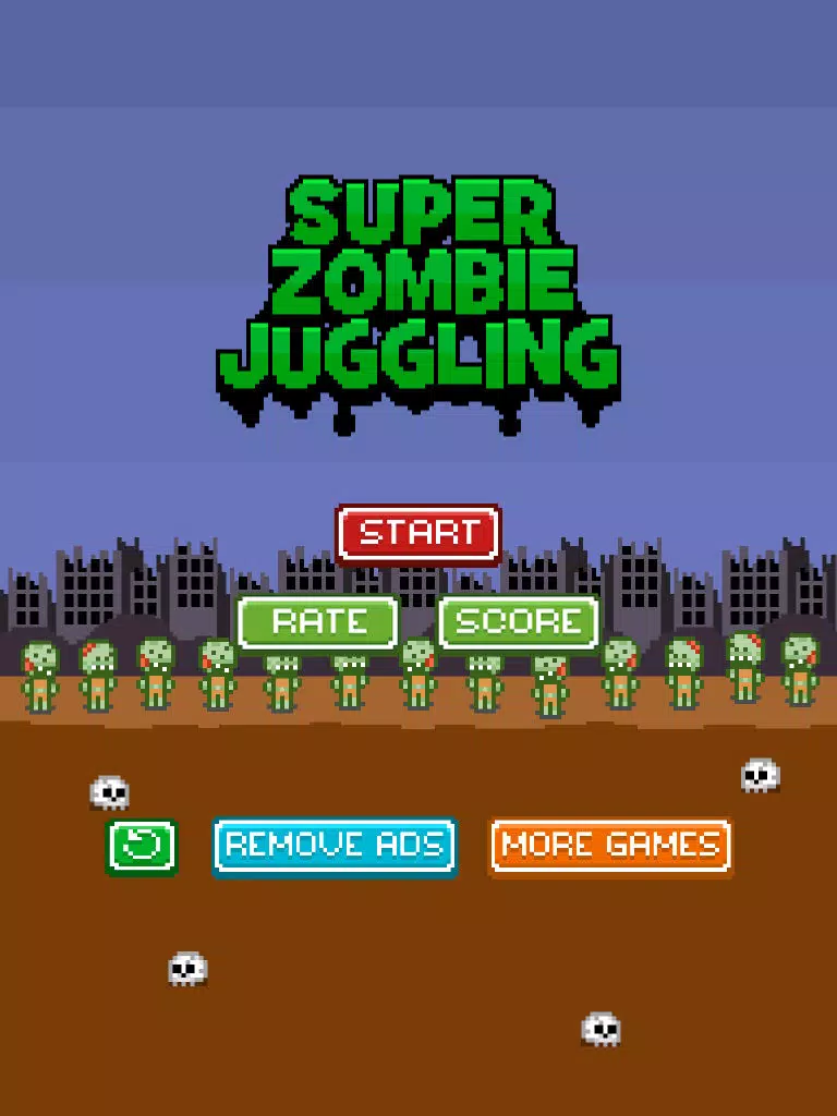 Super Zombie Juggling - Brain Ball iPad Screenshots
