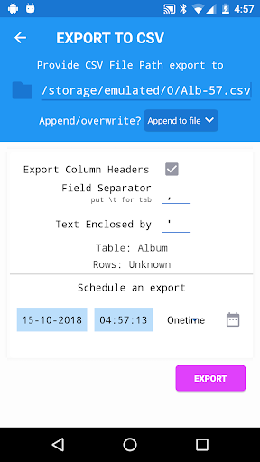 Скриншоты SQLite Editor Master Pro