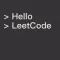 Hello Leetcode