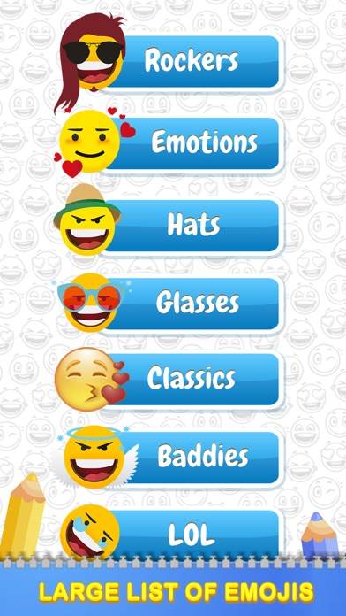 Emoticon Coloring book Screenshots