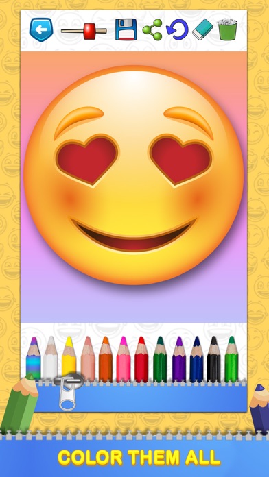 Emoticon Coloring book Screenshots