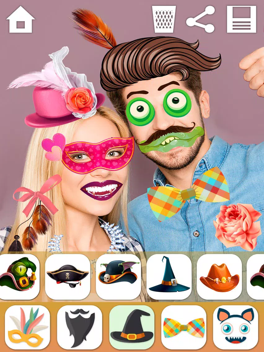 Filters & face effects – Pro iPad Screenshots