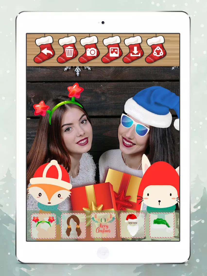 Christmas Funny Face Effects iPad Screenshots