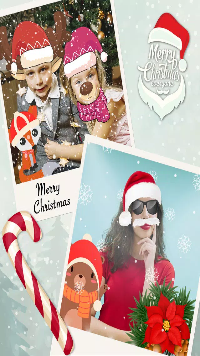 Christmas Funny Face Effects Screenshots