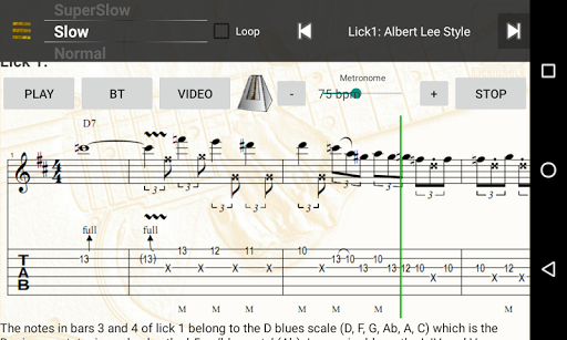 Blues Guitar Soloist Lite Screenshots