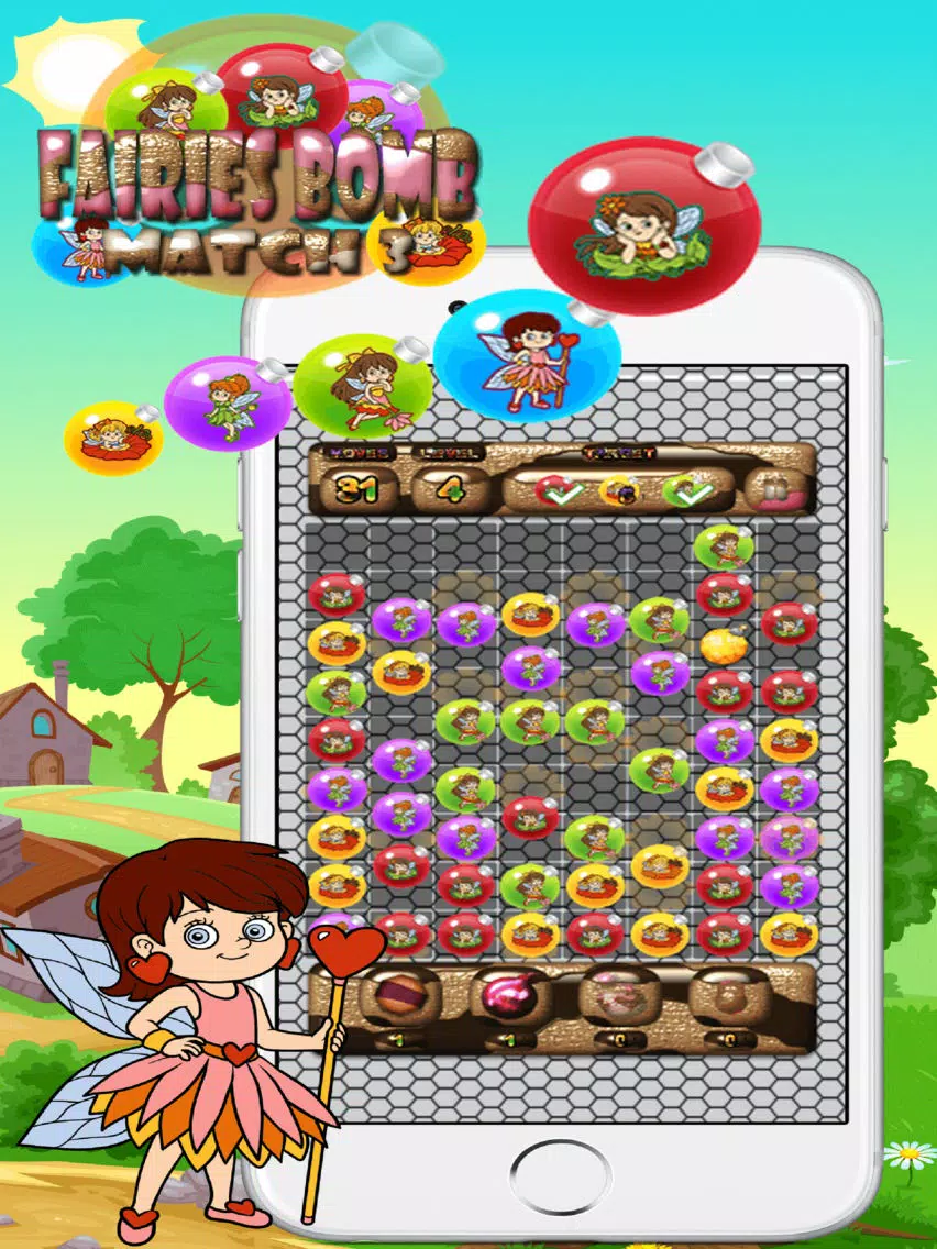 صور Fairies Bomb Match 3 iPad 