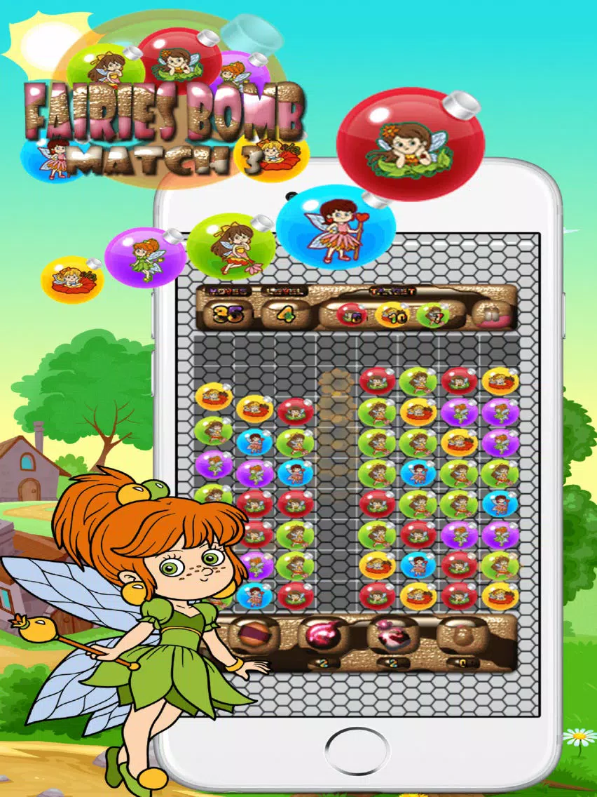 صور Fairies Bomb Match 3 iPad 