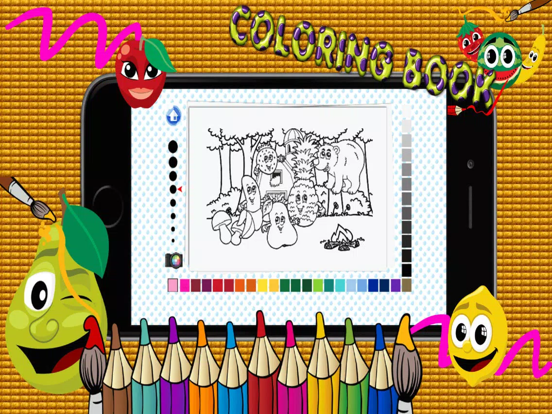 game learning vegetable : drawing games for kids iPad Screenshots