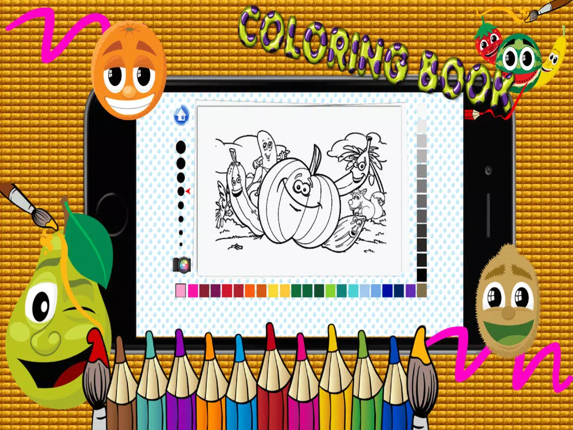 game learning vegetable : drawing games for kids iPad Screenshots