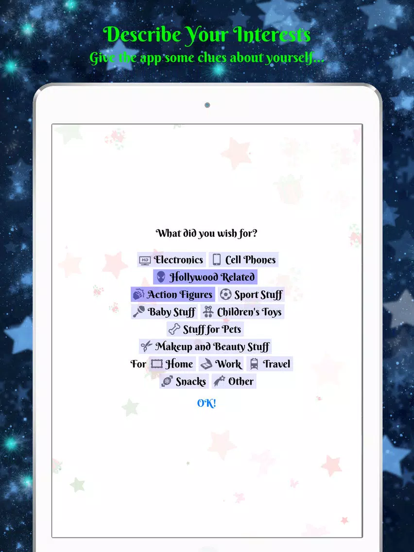 What's My Gift? iPad Screenshots