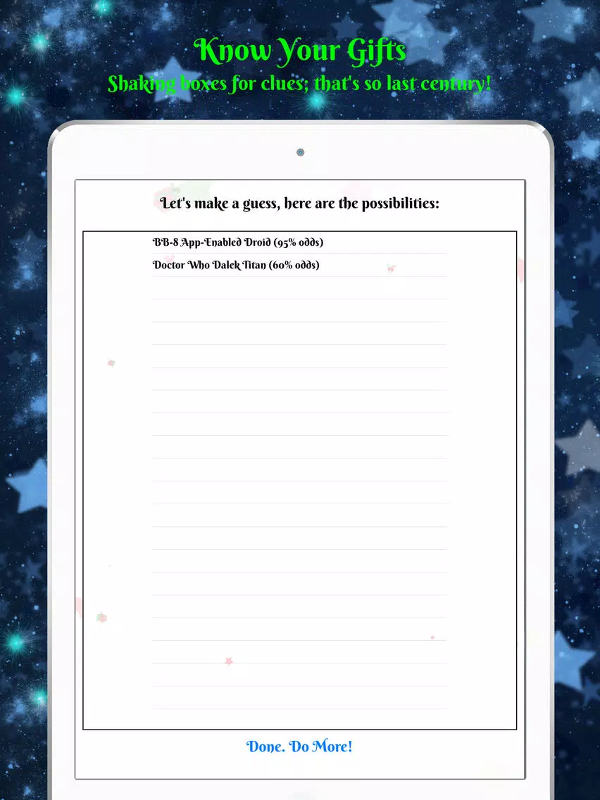 What's My Gift? iPad Screenshots