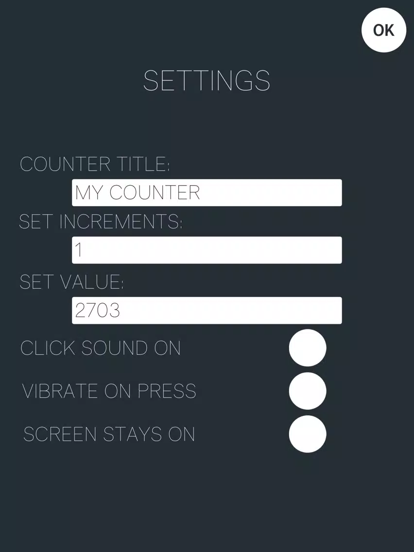 Click Counter (Tally Counter) iPad Screenshots