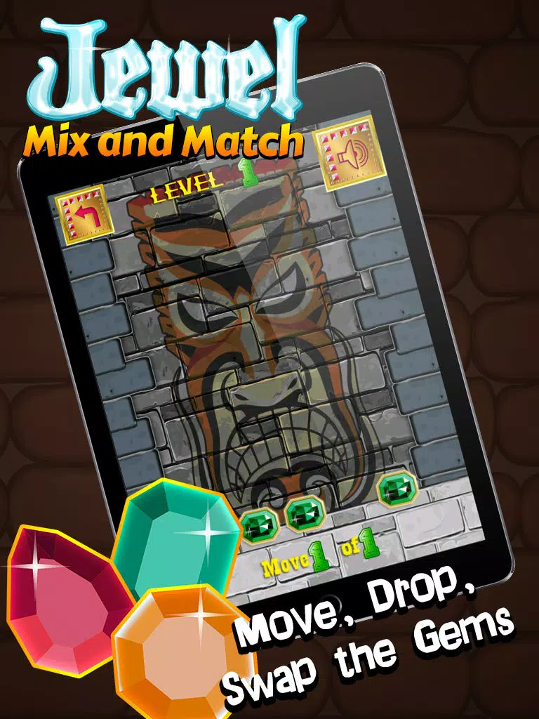 Jewel Mix and Match Frenzy iPad Screenshots