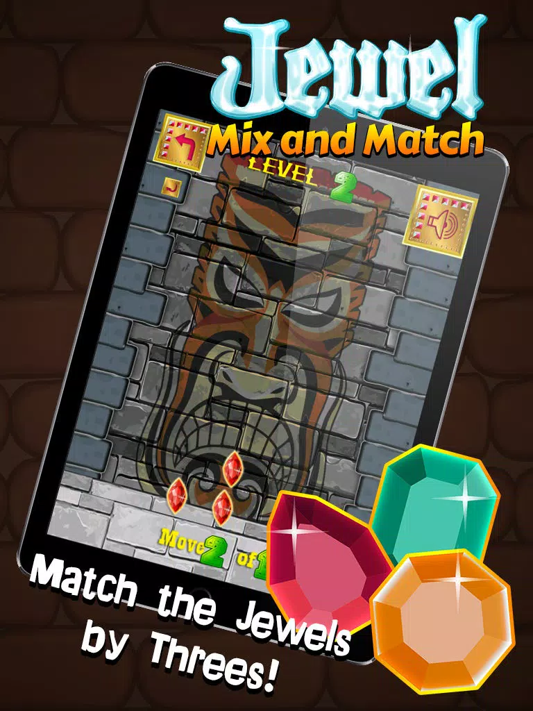 Jewel Mix and Match Frenzy iPad Screenshots