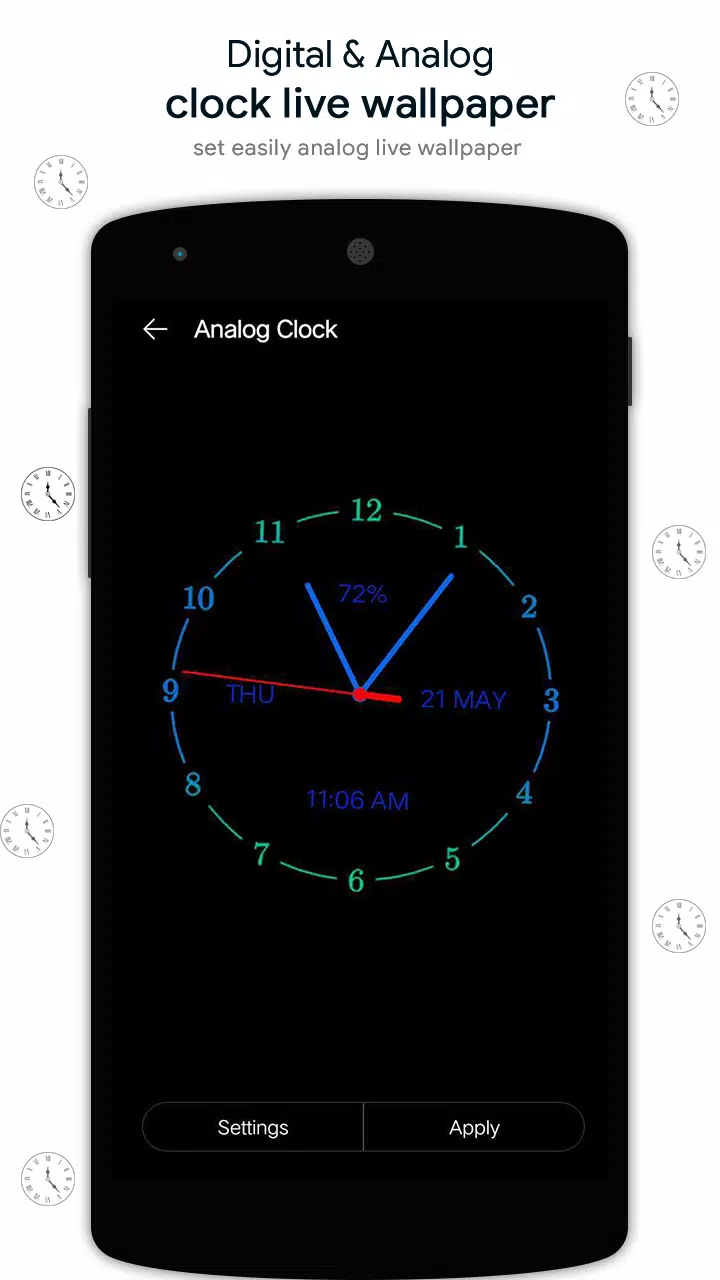 Analog Clock Live Wallpaper 2020 APK for Android Download - PGYER APKHUB