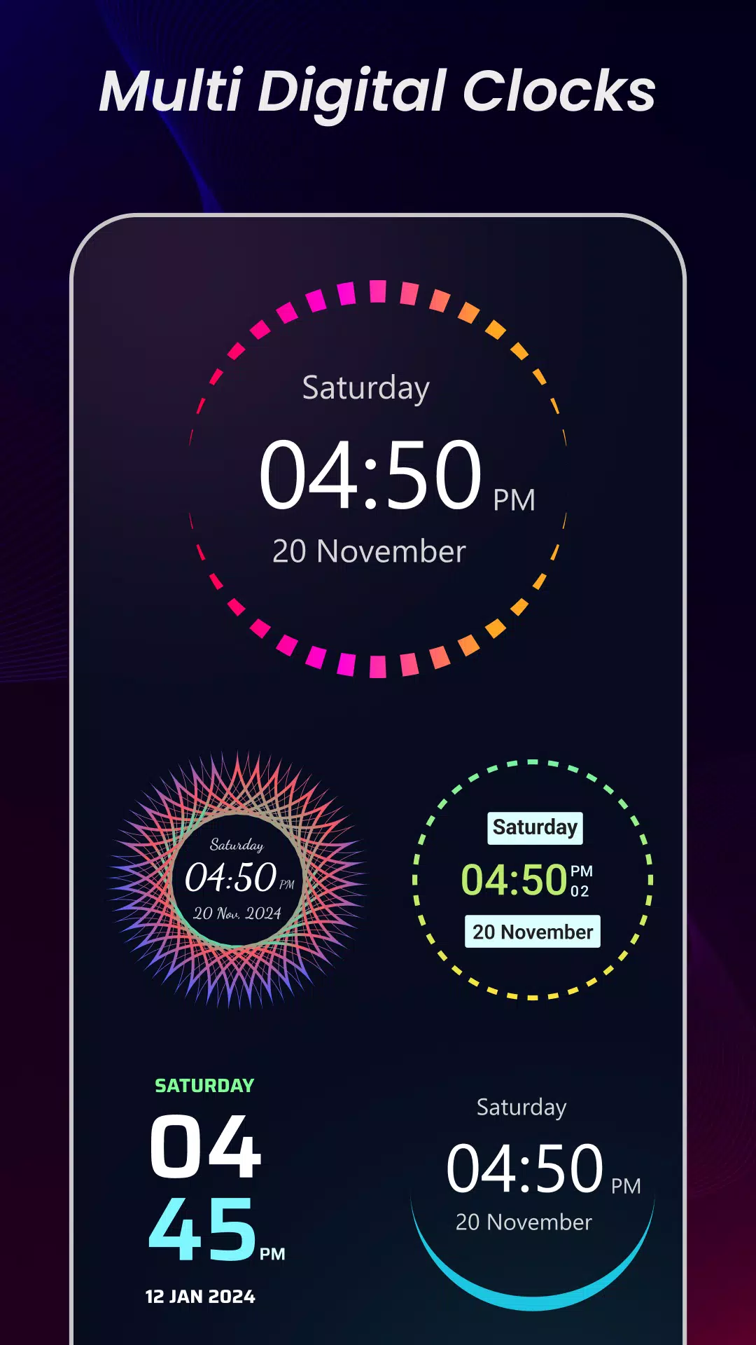 Analog Clock Live Wallpaper HD Screenshots