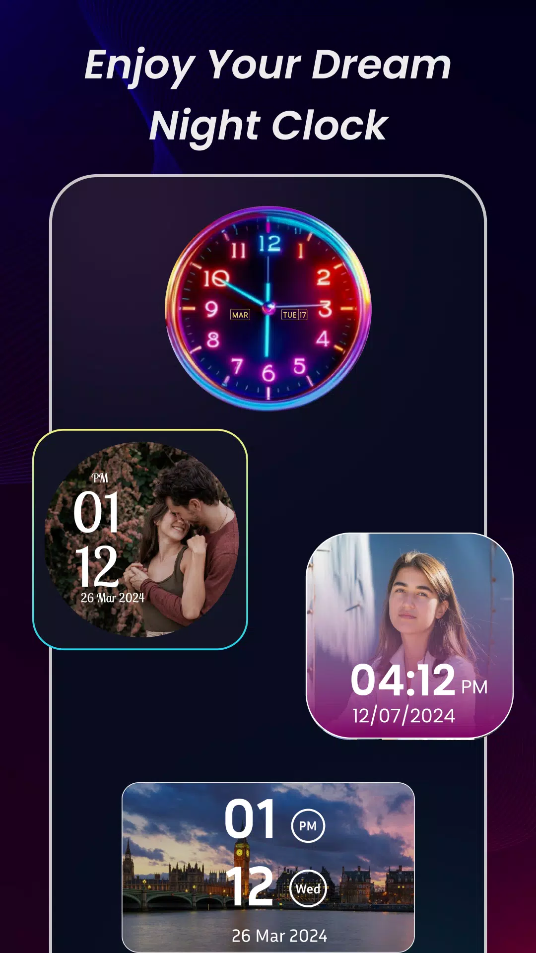 Analog Clock Live Wallpaper HD Screenshots