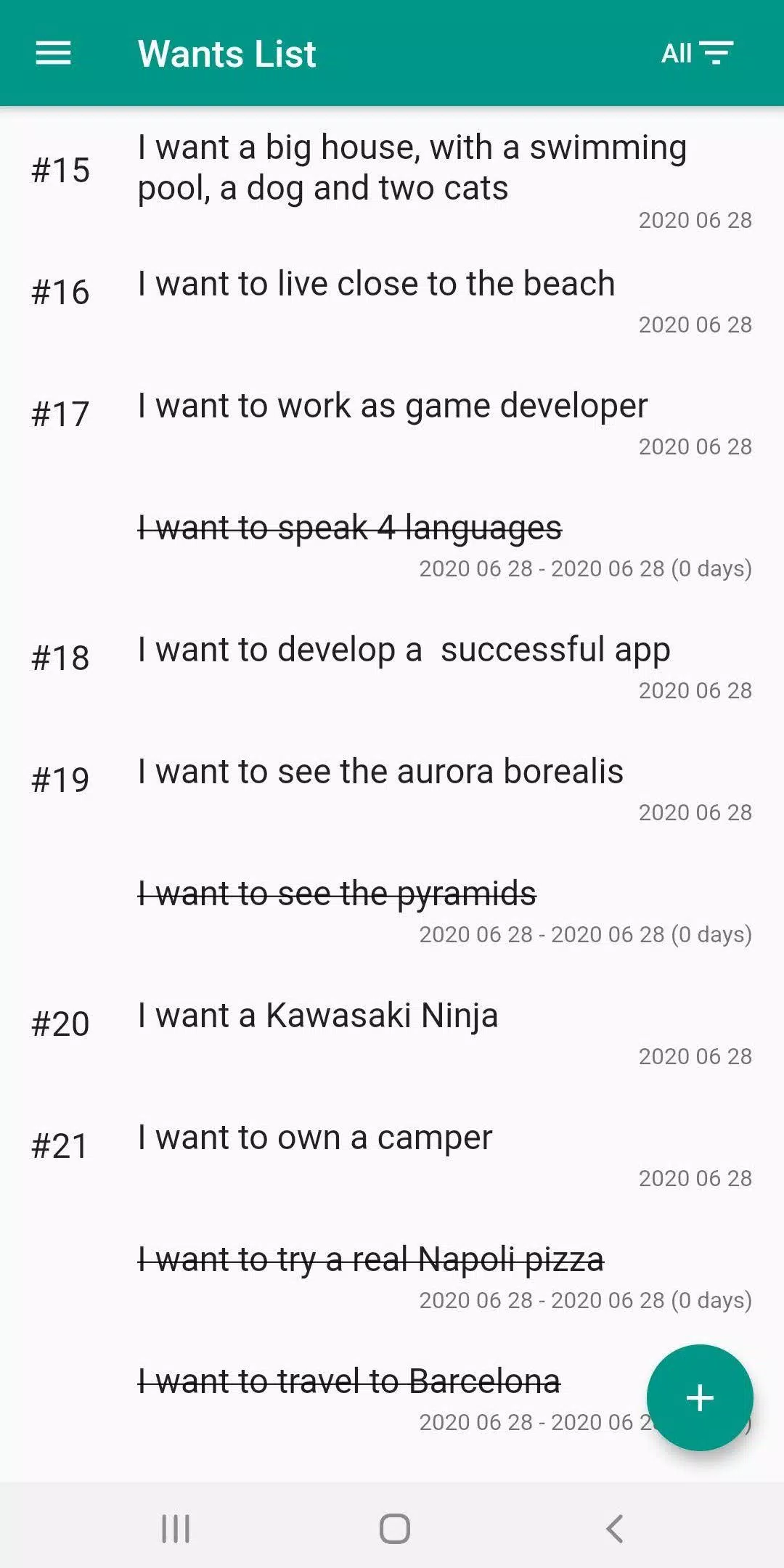 101 Wants Screenshots