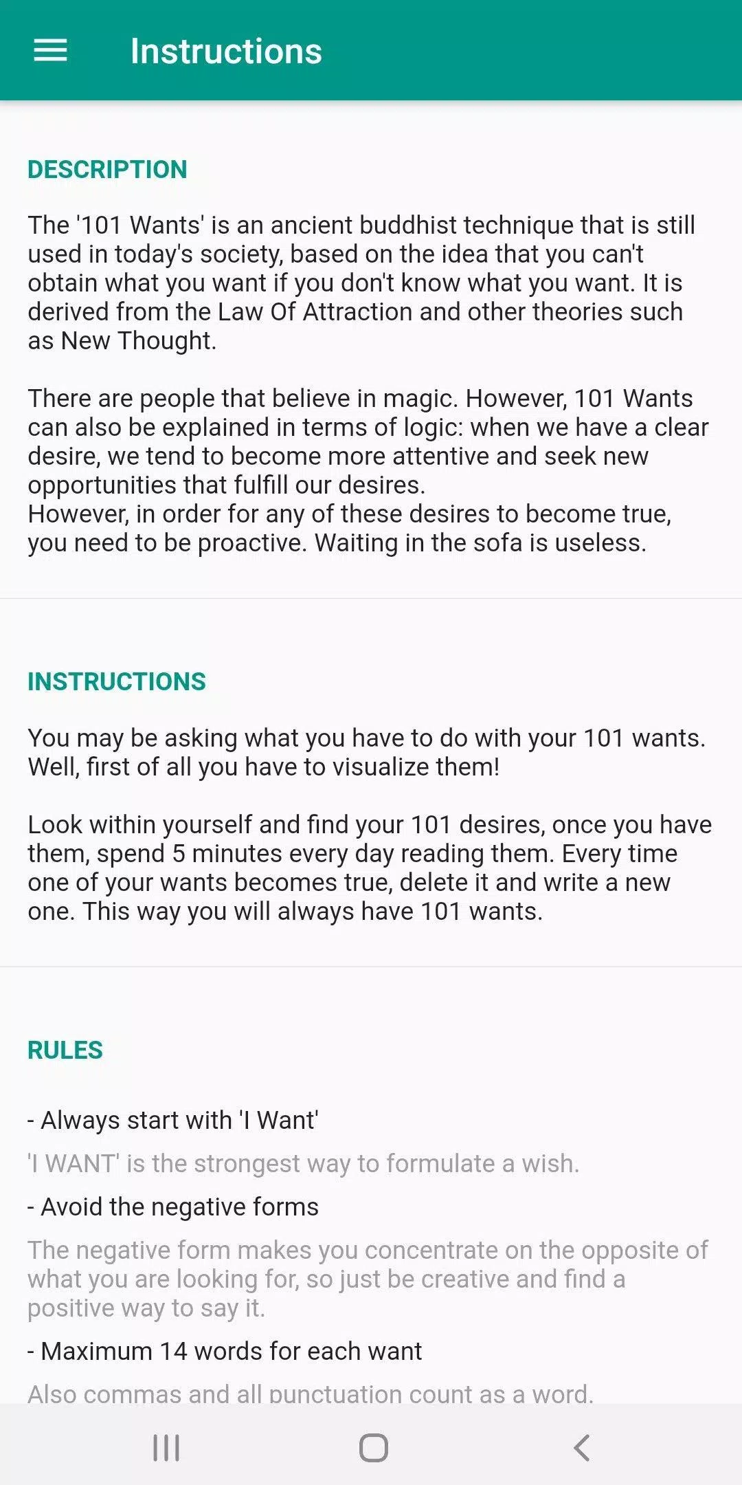 101 Wants Screenshots
