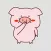 Pink Pig Animated Stickers