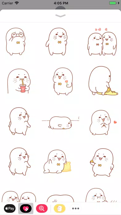 Tiny Seal Animated Stickers Screenshots