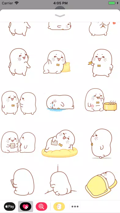 Tiny Seal Animated Stickers Screenshots