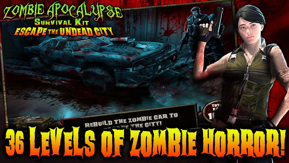 Capturas de tela do Zombie Apocalypse Survival Kit: Escape the Undead City