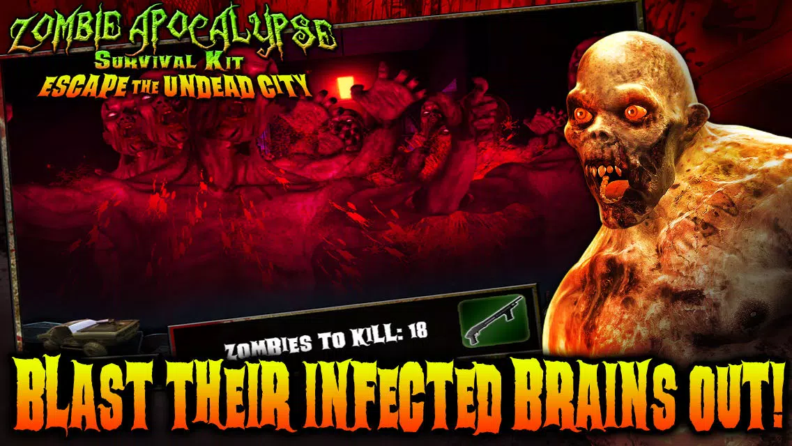 Capturas de tela do Zombie Apocalypse Survival Kit: Escape the Undead City