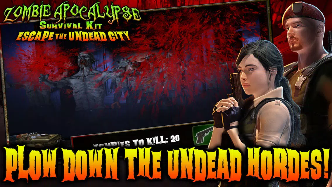 Capturas de tela do Zombie Apocalypse Survival Kit: Escape the Undead City
